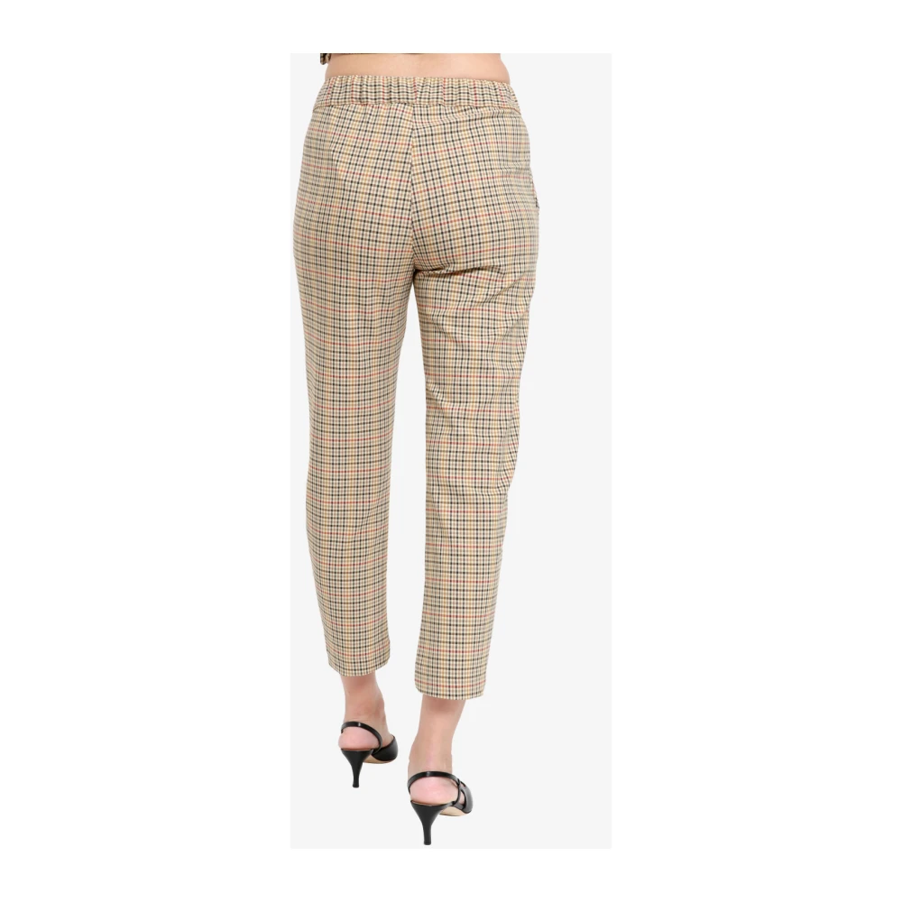 Semicouture Enkellange broek met Franse zakken Multicolor Dames
