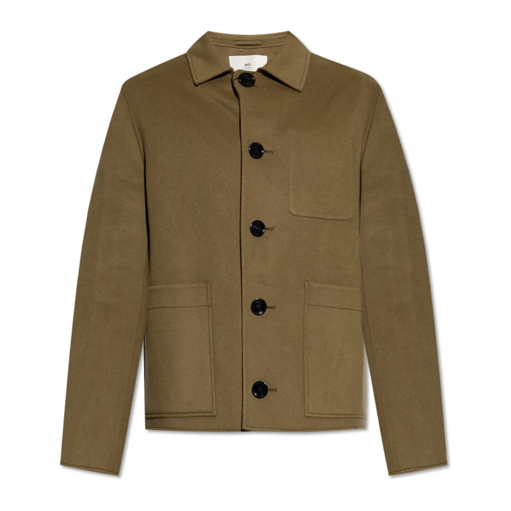 Ami Paris Uomo Verde Giacche, L, New,