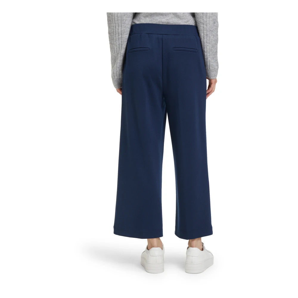 Betty & Co Elegante High-Waist Broek Blue Dames