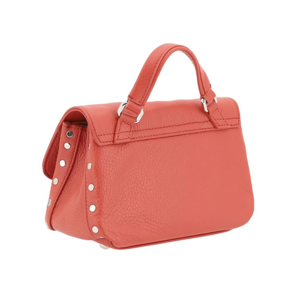 Zanellato Dagelijkse Messenger Tas met Metalen Accenten Red Dames