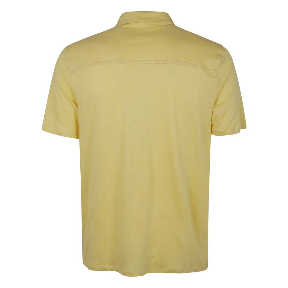 majestic filatures Klassieke Polo Shirt Yellow Heren