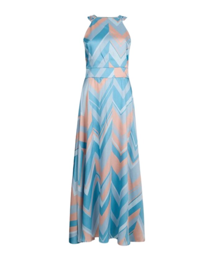 blue-sleeveless-dress-with-american-neckline