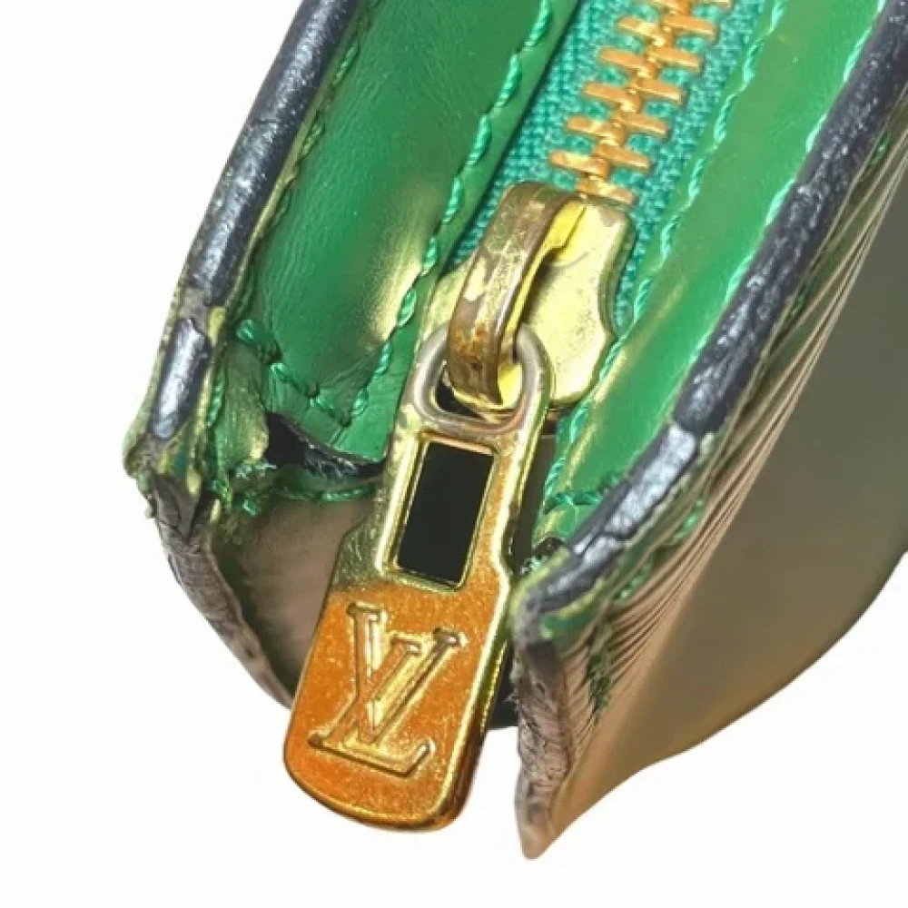 Louis Vuitton Vintage Pre-owned Leather shoulder-bags Green Dames