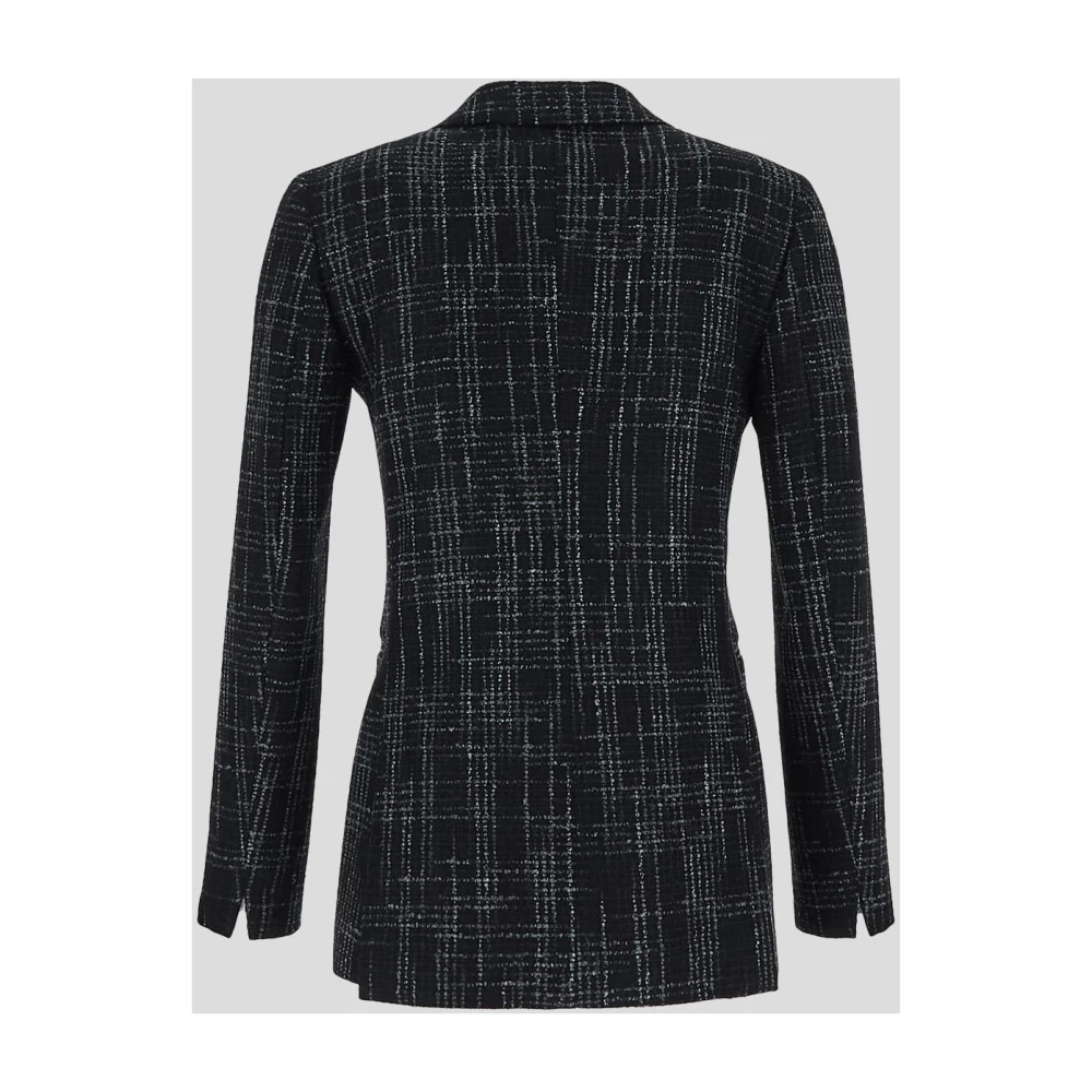 Lardini Double-breasted wollen en nylon jas Gray Dames