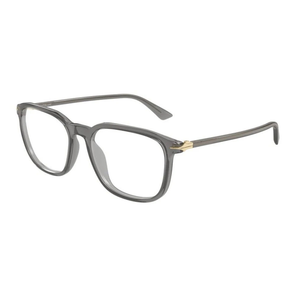 Montblanc Men's Gray Glasses, 53 Mm, Mb0438o 003 Optical Frame