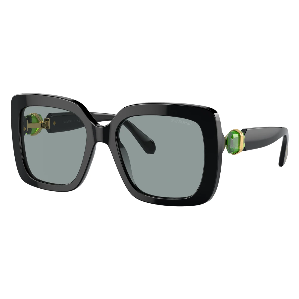 Swarovski Unisex Black 0Sk6001 - Sunglasses - 55 Mm - Accessories