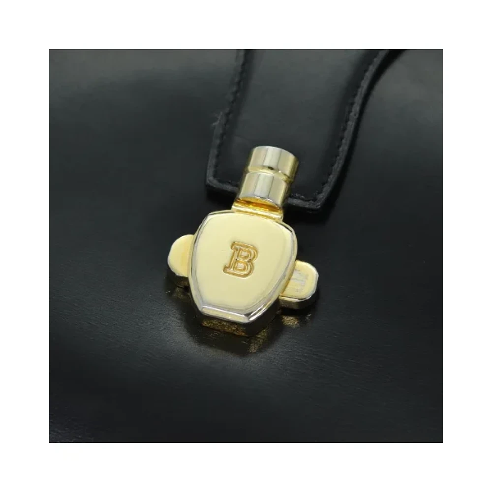 Bally Pre-owned Leather shoulder-bags Black Dames