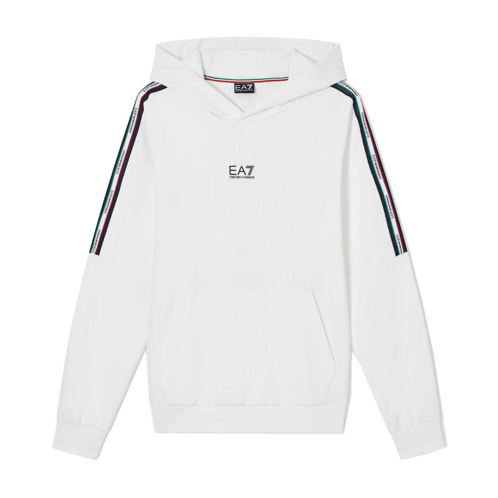 Emporio Armani Ea7 Hombre Blanco - Sudadera Con Capucha - Sweatshirts & Hoodies - Xl