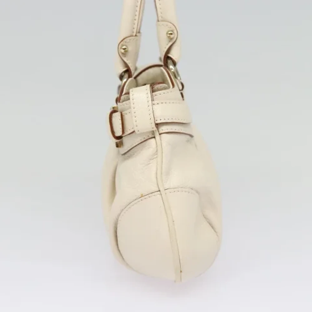 Salvatore Ferragamo Pre-owned Leather handbags White Dames