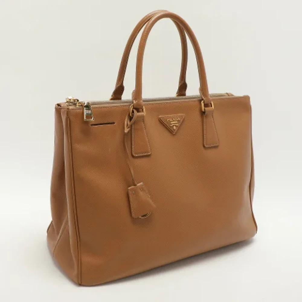 Prada Vintage Pre-owned Fabric prada-bags Brown Dames