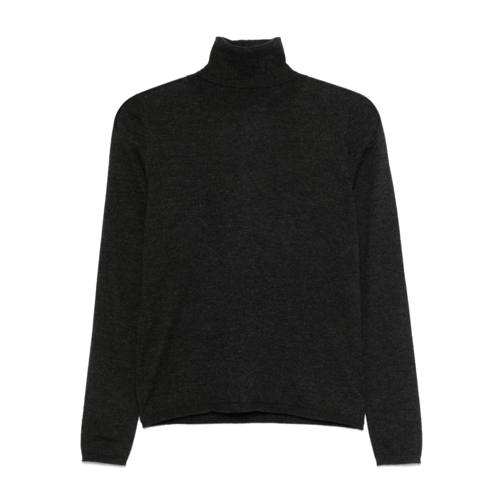 Max Mara Femme Gris Pulls, Taille: 42 Fr Pull En Cachemire Mélange Col Roulé
