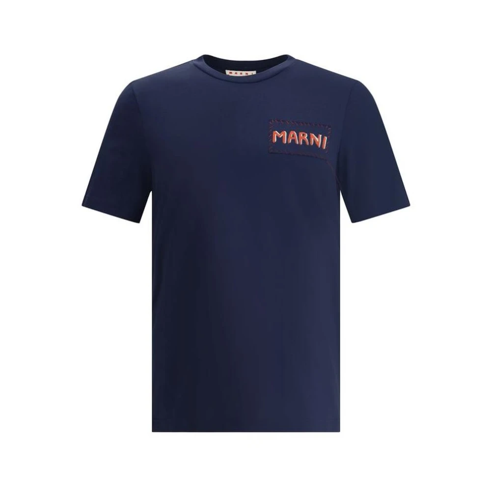Marni - Tops > T-Shirts - Blue - Marni - Modalova