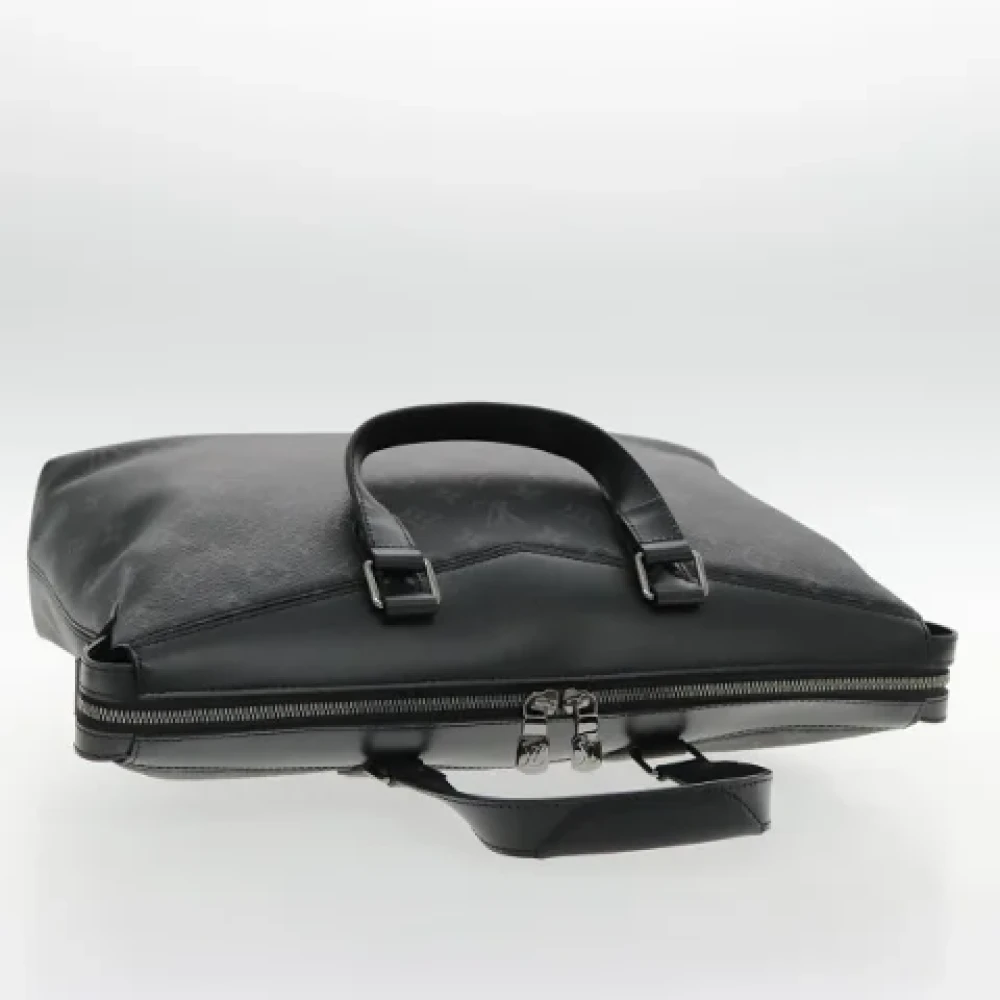 Louis Vuitton Vintage Pre-owned Canvas briefcases Black Dames