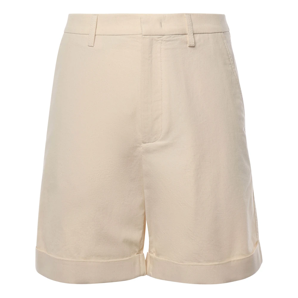 Valentino Garavani Beige Denim Bermuda Shorts Beige Heren