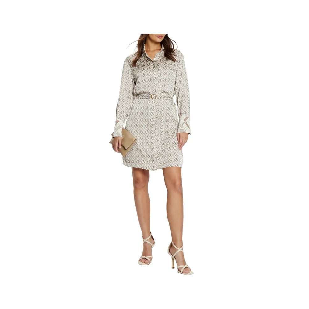 Guess Elegante Grijze Jurk voor Vrouwen Gray Dames