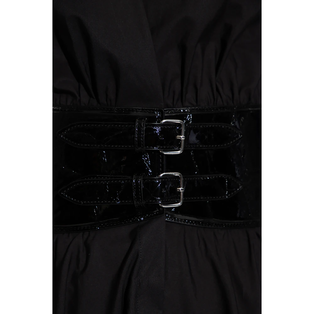 Alaïa Jurk met elastische tailleband Black Dames