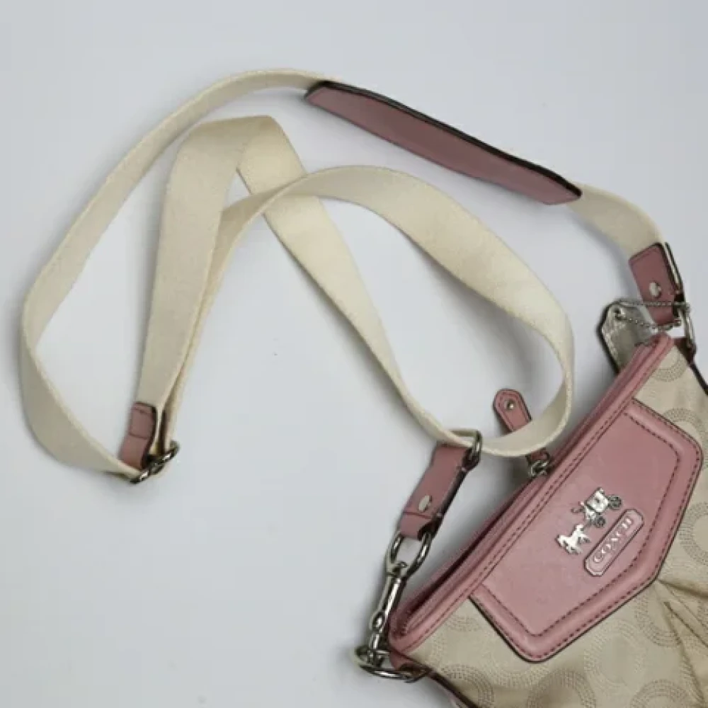 Coach Pre-owned Leather shoulder-bags Pink Dames