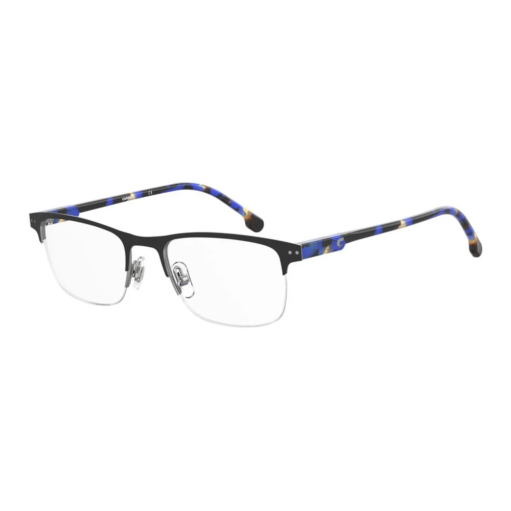 Carrera Zwarte Metalen Frame Bril Matte Afwerking Black Unisex