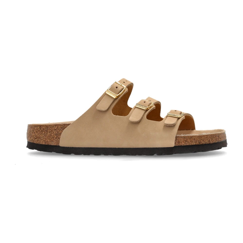 Birkenstock Women's Beige Sliders, 8 Uk, Slides Florida Fresh