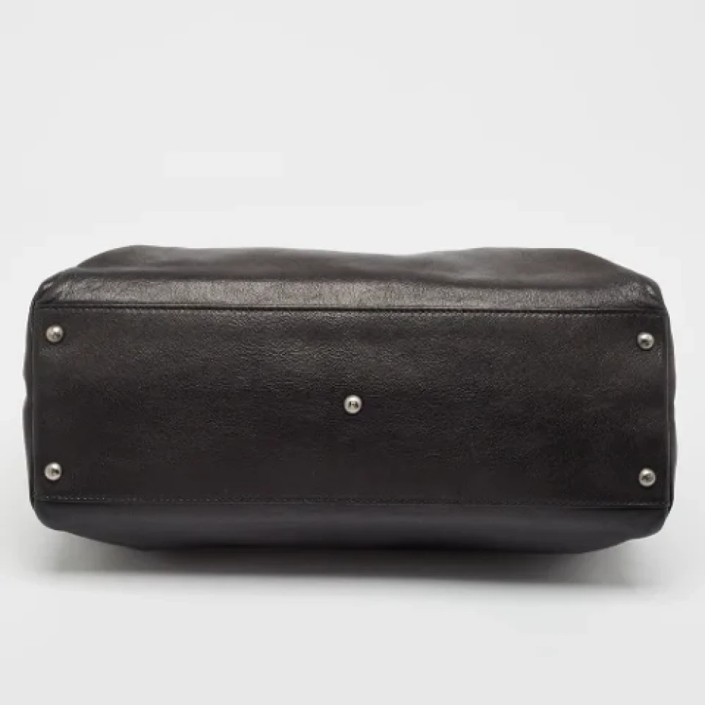Fendi Vintage Pre-owned Leather handbags Black Dames