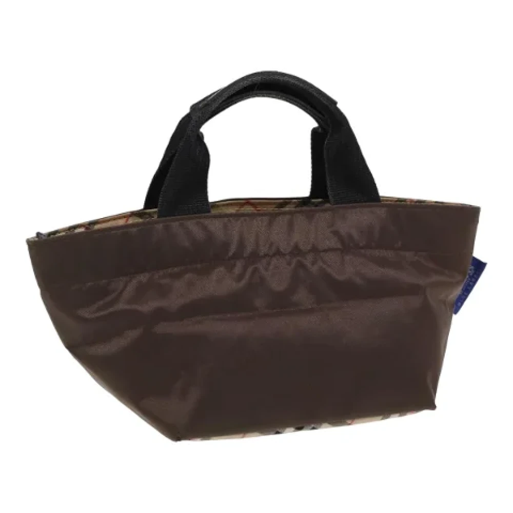 Burberry Vintage Pre-owned Canvas handbags Brown Dames