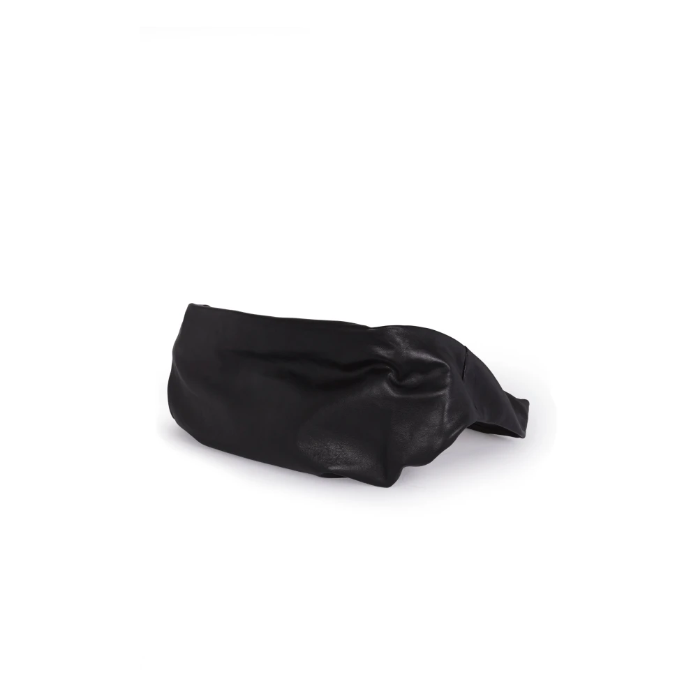 Cortana Zwarte Leren Heuptas Black Dames