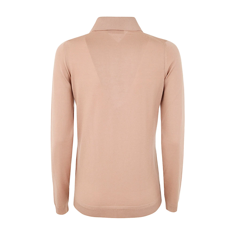 Goes Botanical Kameel Lange Mouwen Polo Beige Dames