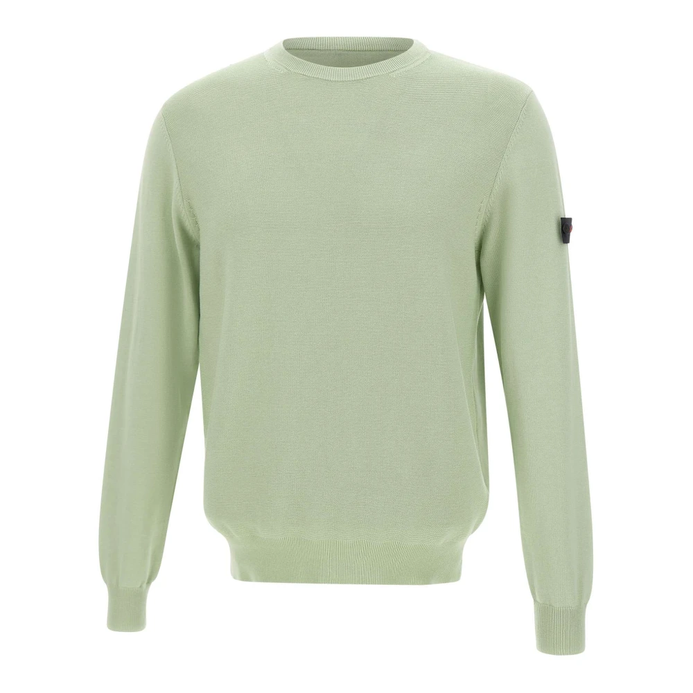 Peuterey Green Ganna Jumper - Male - Round-Neck Knitwear - Xl - Knitwear