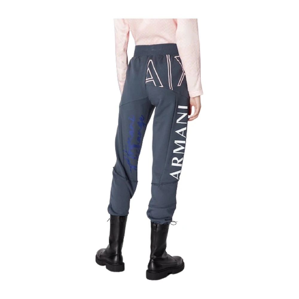 Armani Exchange Grijze Joggingbroek Unieke Stijl Gray Dames