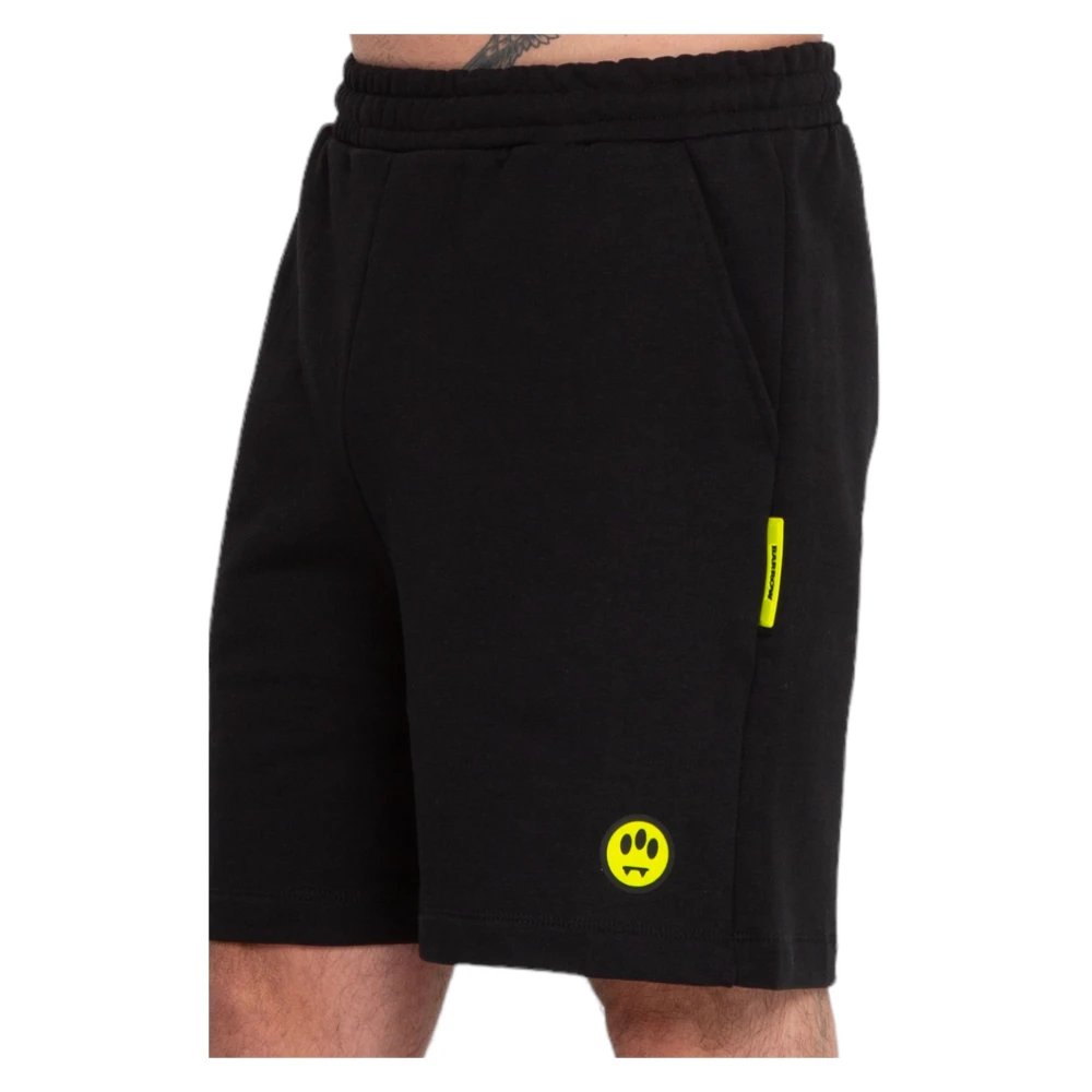 Barrow Iconic Smile Shorts Black Heren