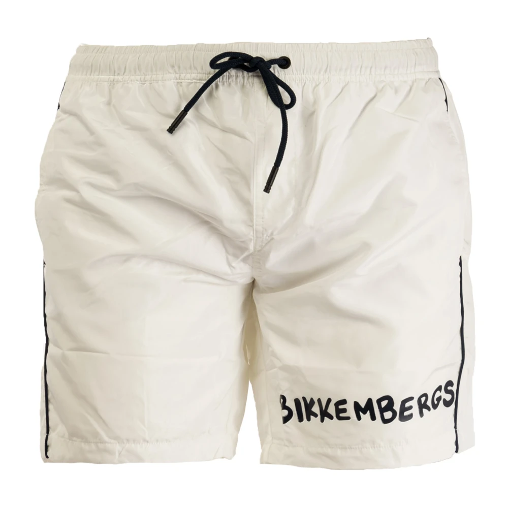 Bikkembergs Heren Trendy Zomer Boxershorts White Heren