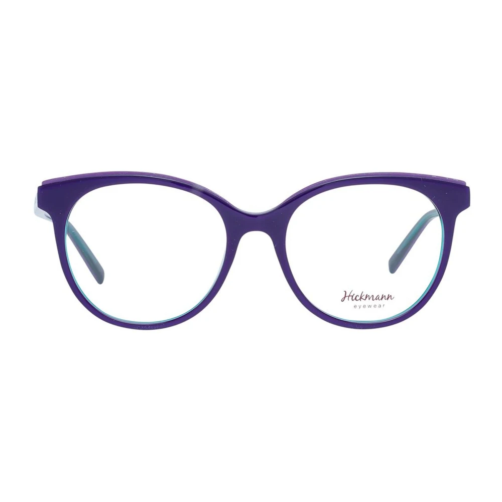 Ana Hickmann Paarse Acetaat Ronde Optische Monturen Purple Dames