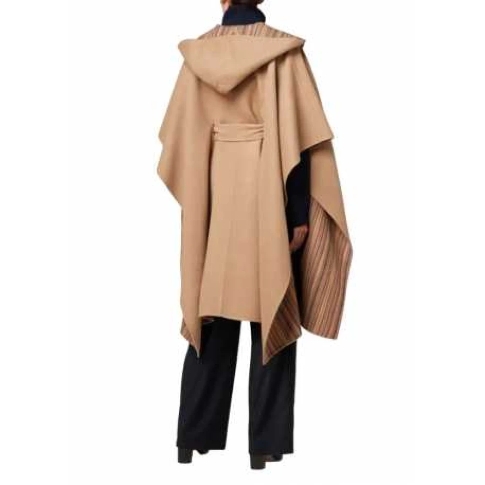Paul Smith Omkeerbare Kamelenwollen Cape Brown Dames