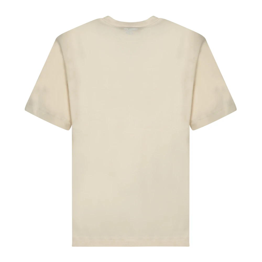 Burberry Witte T-shirts Polos voor Mannen White Heren