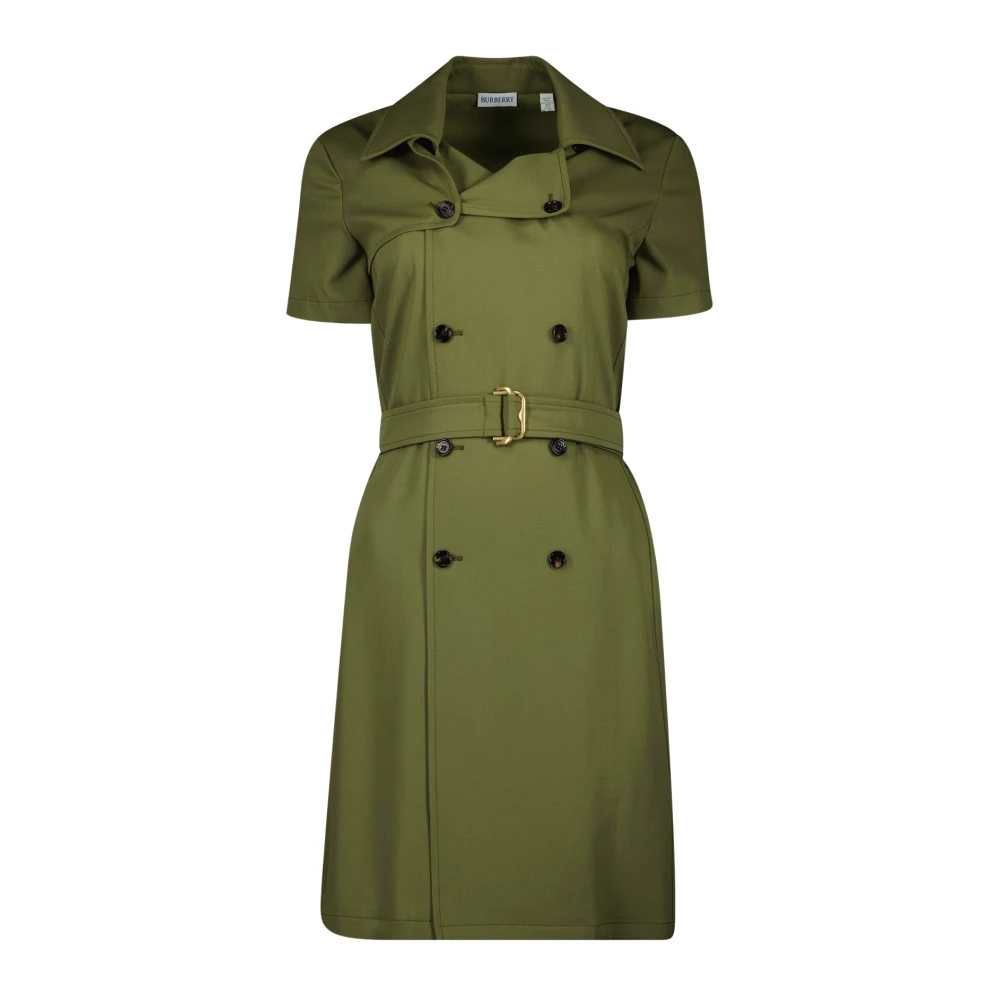 Burberry Groene trench jurk Lente-Zomer 2025 collectie Green Dames