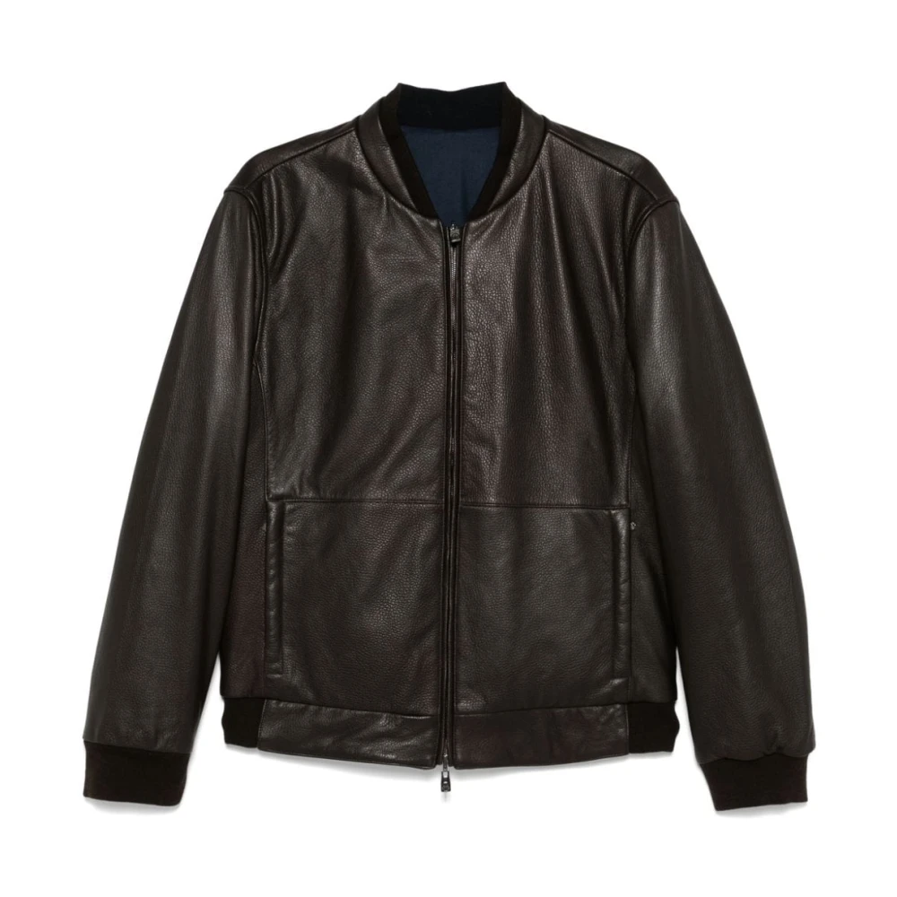 Corneliani Bruine Winterjassen Brown Heren