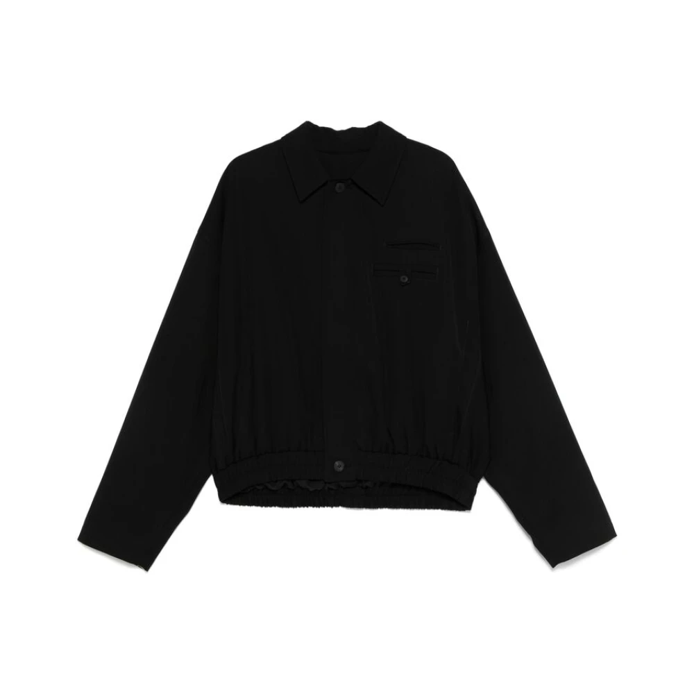 Jacquemus Zwart elastisch zoom bovenkleding Black Heren
