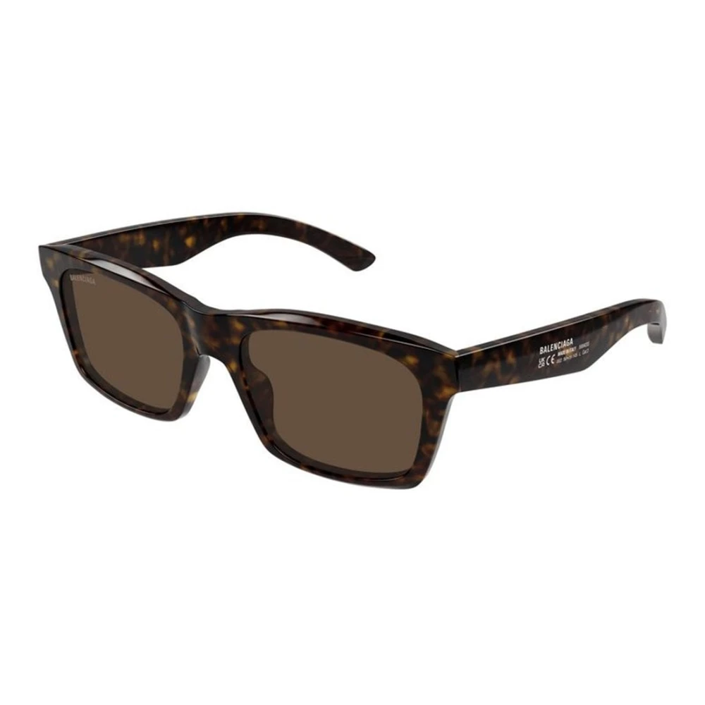 Balenciaga Men's Brown Sunglasses, 56 Mm, Rectangular Sunglasses
