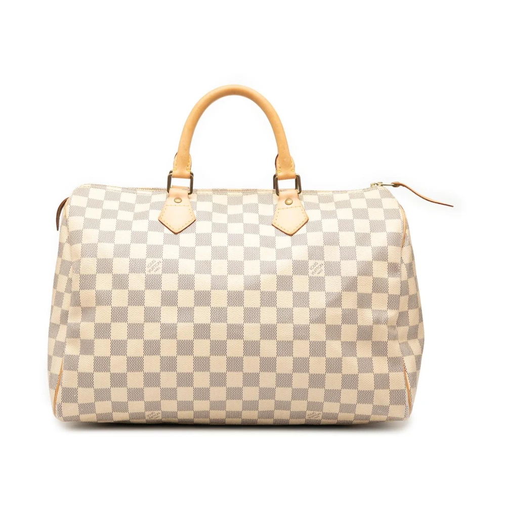 Louis Vuitton Vintage Women's White Pre-Owned Carryall Bag
