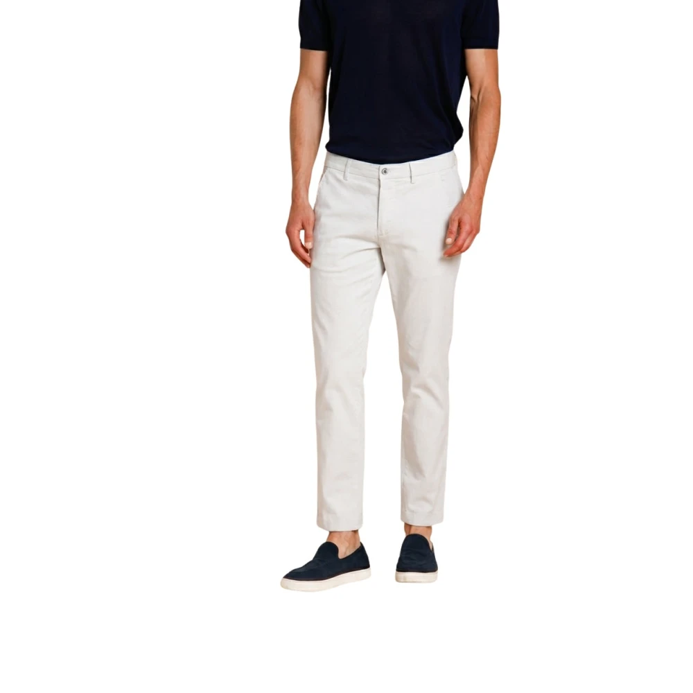 Mason's Mannelijk Grijs Broeken Heren, Xs, Katoen, Torino Flex Chino Broek