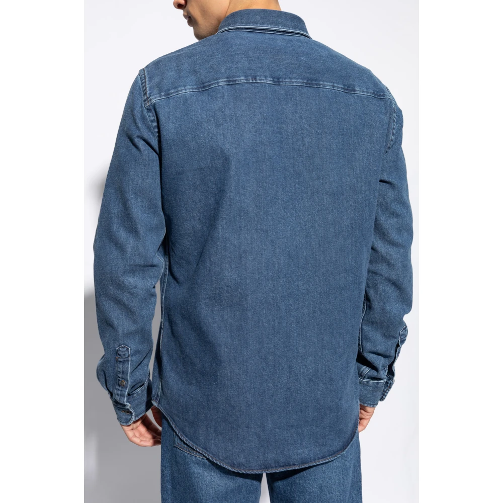Ami Paris Denim overhemd Blue Heren