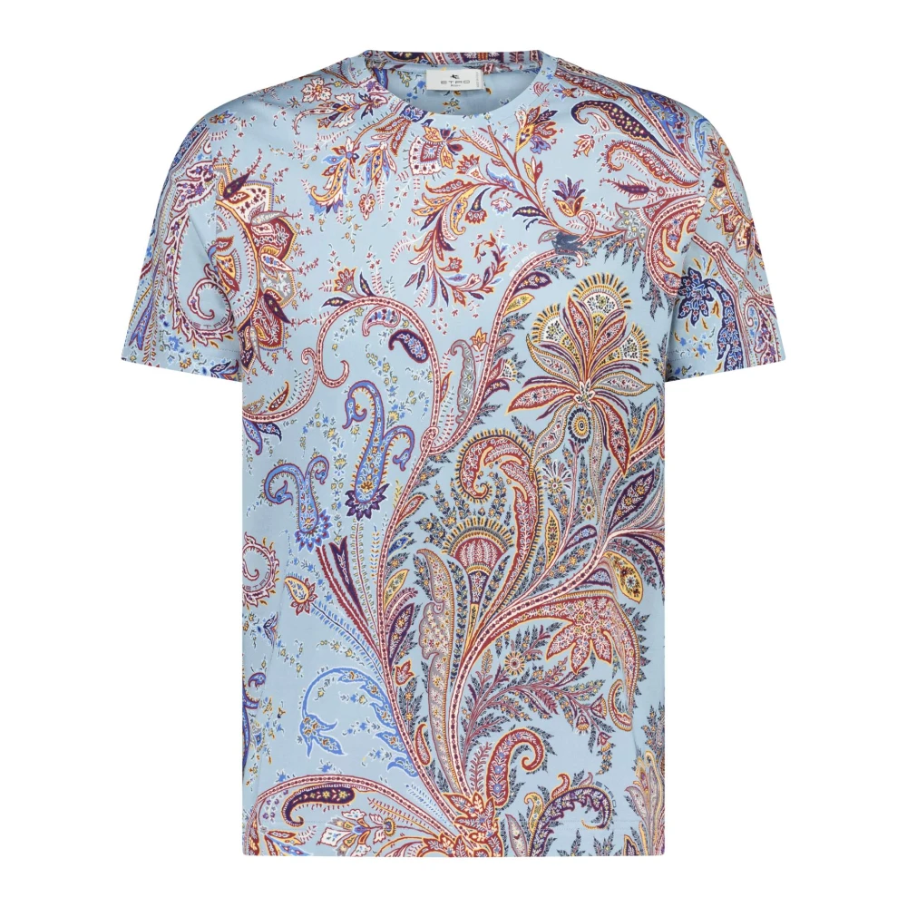 ETRO T-shirt met Paisley-patroon Multicolor Heren