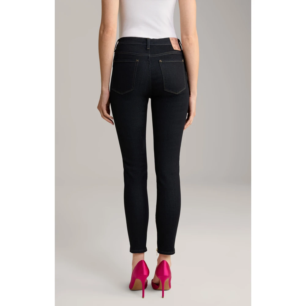 Joop! Slim Fit Donkerblauwe Jeans met Gouden Details Black Dames
