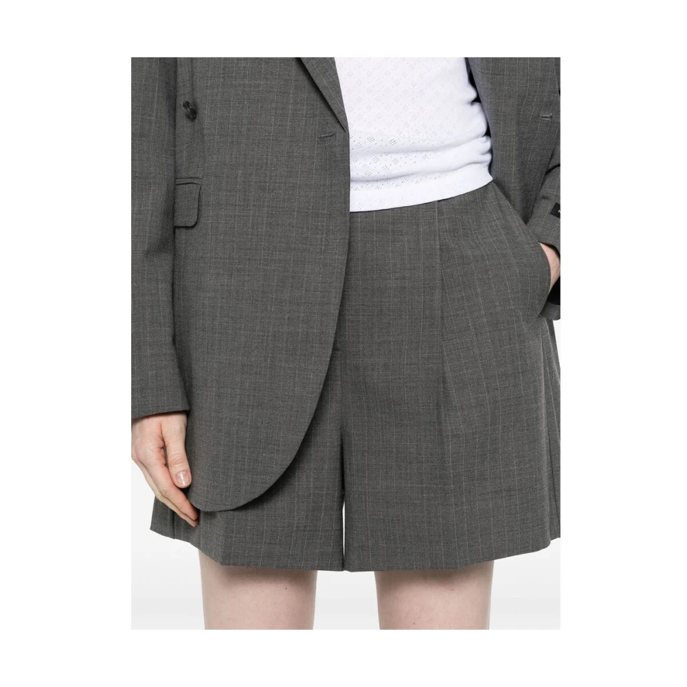Birgitte Herskind Grijze Geritste Zak Rok Gray Dames