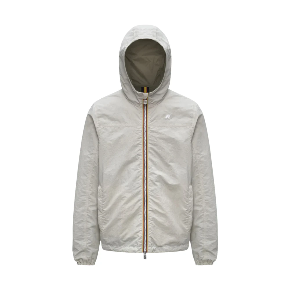 K-Way Herren Beige Jacken, Mgröße: