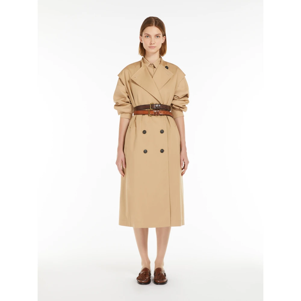 Max Mara Weekend Waterafstotende trenchcoat set Beige Dames