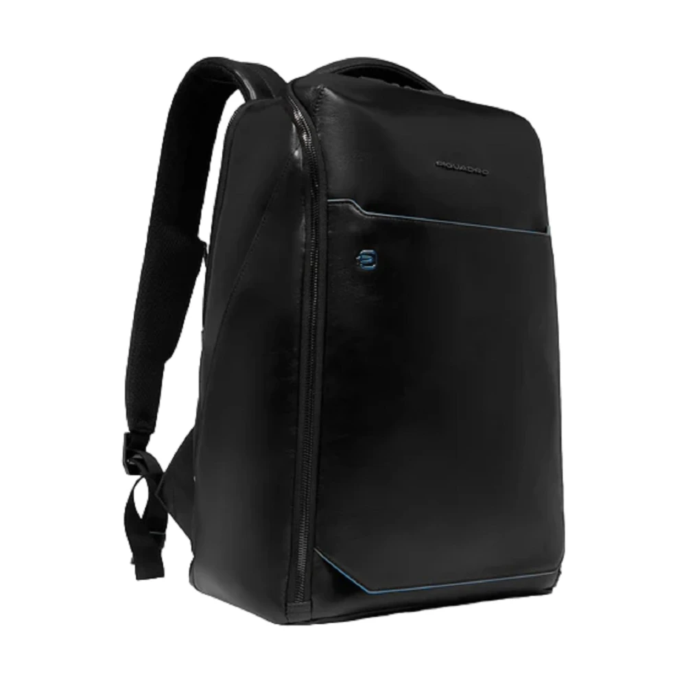 Piquadro Zwarte Bucket Bag Rugzak Black Heren
