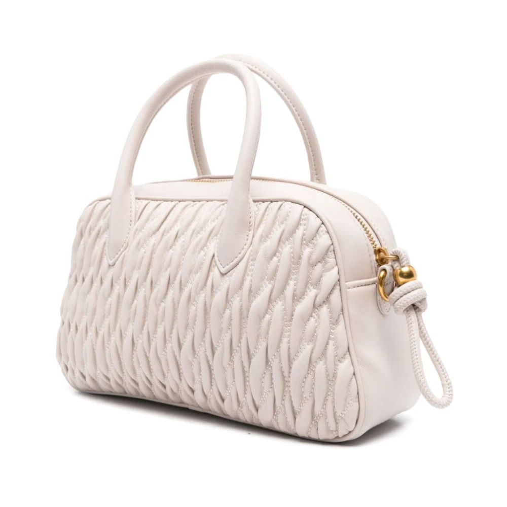 Liu Jo Matelassé Effect Beige Schoudertas Beige Dames