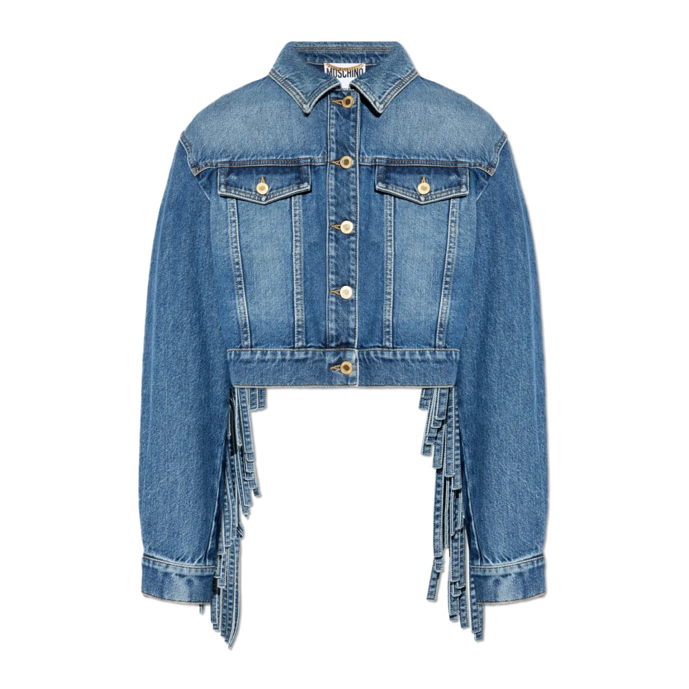 Moschino Denim jas Blue Dames