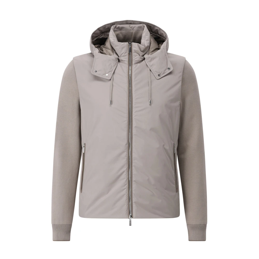 Moorer Mannelijk Grijs Light Jackets